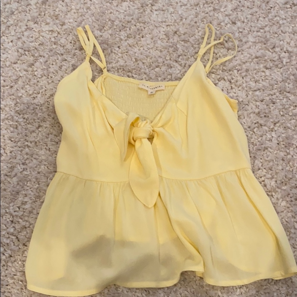 Yellow Tank Top